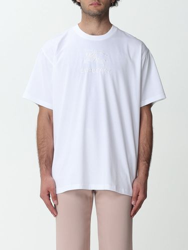 Cotton t-shirt with embroidery - Burberry - Modalova