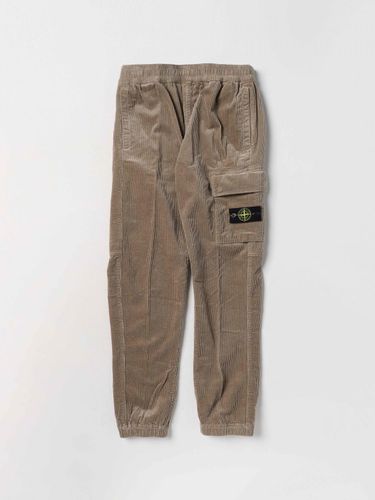 Pants Kids color Grey - Stone Island Junior - Modalova