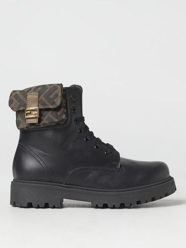 Fendi Kids leather ankle boots - Fendi - Modalova