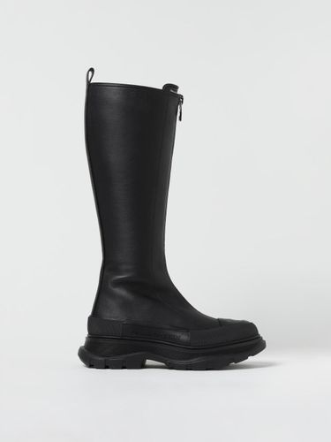 Alexander Tread Slick McQueen leather boots with zip - Alexander Mcqueen - Modalova