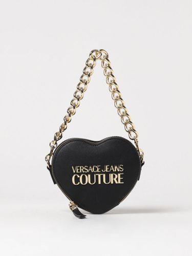 Bag in saffiano synthetic leather with metallic logo - Versace Jeans Couture - Modalova
