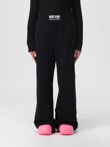 Pants Woman color Black - Moschino Jeans - Modalova