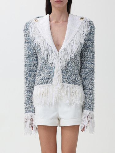 Jacket BALMAIN Woman color Blue - Balmain - Modalova
