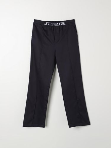 Pants VERSACE Kids color Blue - Versace - Modalova
