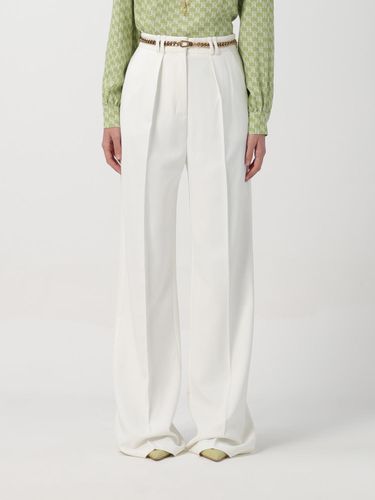 Pants Woman color Ivory - Elisabetta Franchi - Modalova