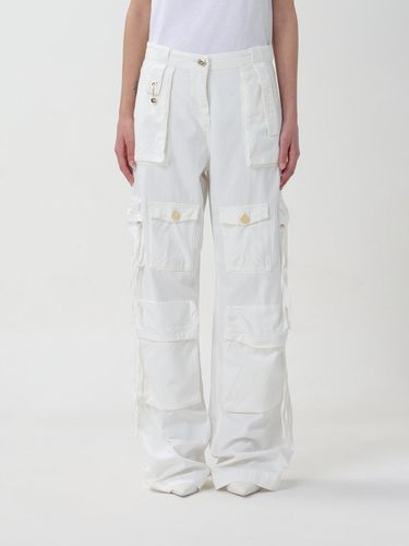 Pants Woman color Ivory - Elisabetta Franchi - Modalova