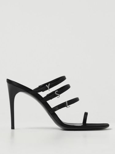 Heeled Sandals Woman color Black - Saint Laurent - Modalova