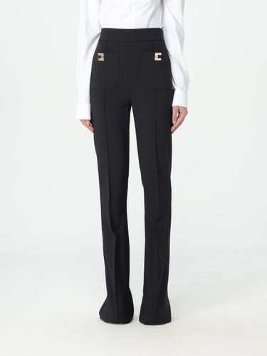 Pants Woman color Black - Elisabetta Franchi - Modalova