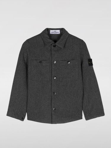 Jacket Kids color Grey - Stone Island Junior - Modalova