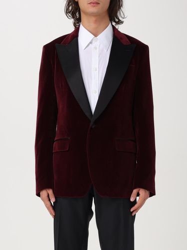Blazer Men color Burgundy - Dolce & Gabbana - Modalova