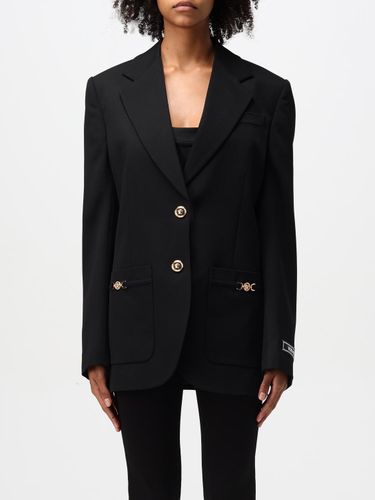 Blazer VERSACE Woman color Black - Versace - Modalova