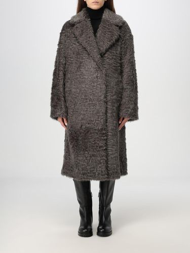 Fur Coats Woman color Grey - Stand Studio - Modalova