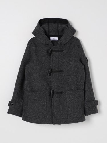 Jacket Kids color Grey - Stone Island Junior - Modalova