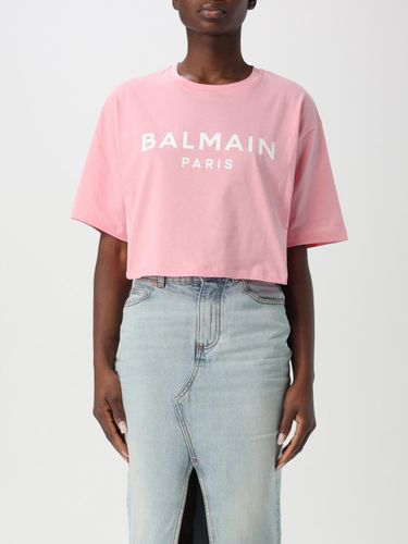 T-Shirt BALMAIN Woman color Pink - Balmain - Modalova