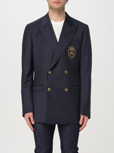 Blazer Men color Blue - Dolce & Gabbana - Modalova
