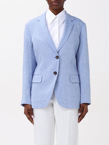 Blazer Woman color Blue - Brunello Cucinelli - Modalova