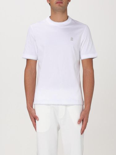 T-Shirt Men color White - Brunello Cucinelli - Modalova