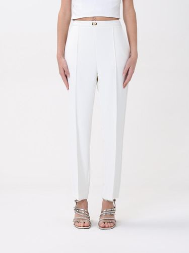 Pants Woman color Ivory - Elisabetta Franchi - Modalova