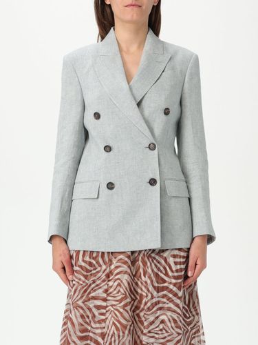 Blazer Woman color Grey - Brunello Cucinelli - Modalova
