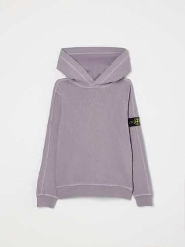 Sweater Kids color Violet - Stone Island Junior - Modalova