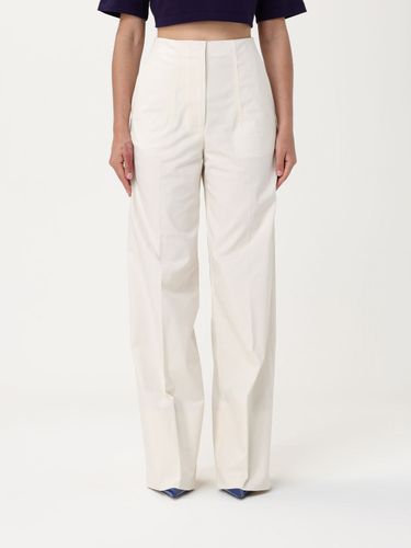 Pants MSGM Woman color Cream - Msgm - Modalova