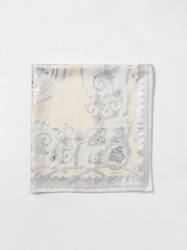 Neck Scarf VERSACE Woman color Grey - Versace - Modalova