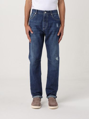 Jeans Men color Denim - Brunello Cucinelli - Modalova