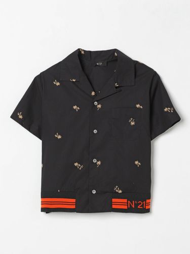 Shirt N° 21 Kids color Black - N° 21 - Modalova
