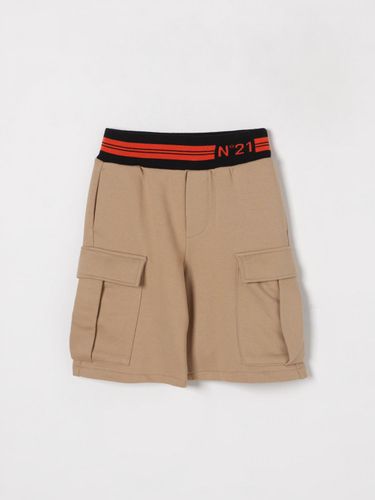Shorts N° 21 Kids color Beige - N° 21 - Modalova