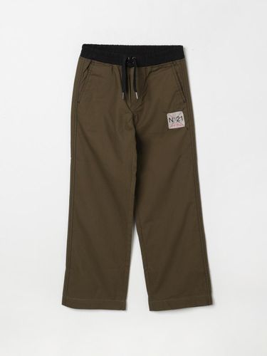 Pants N° 21 Kids color Green - N° 21 - Modalova