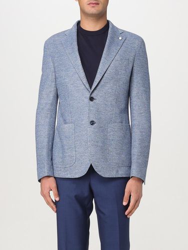 Blazer LUIGI BIANCHI Men color Blue - Luigi Bianchi - Modalova