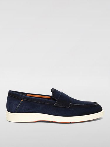 Loafers SANTONI Men color Blue - Santoni - Modalova