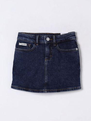 Skirt CALVIN KLEIN Kids color Denim - Calvin Klein - Modalova