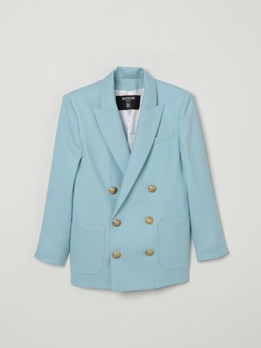 Jacket Kids color Gnawed Blue - Balmain - Modalova