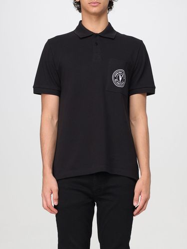 Polo Shirt Men color Black - Versace Jeans Couture - Modalova