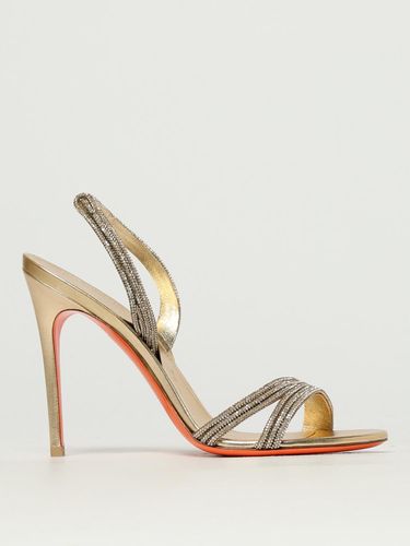 Heeled Sandals Woman color Gold - Santoni - Modalova