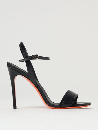 Heeled Sandals Woman color Black - Santoni - Modalova