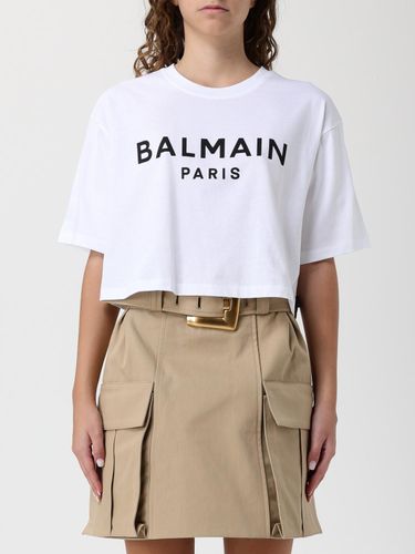 T-Shirt BALMAIN Woman color White 1 - Balmain - Modalova