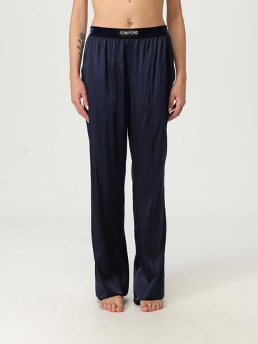 Pants TOM FORD Woman color Blue - Tom Ford - Modalova