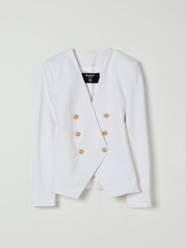 Jacket BALMAIN Kids color White - Balmain - Modalova