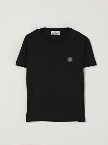 T-Shirt Kids color Black - Stone Island Junior - Modalova