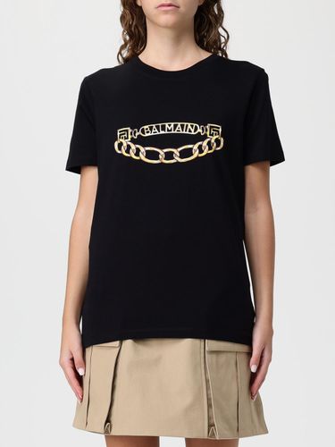 T-Shirt BALMAIN Woman color Black - Balmain - Modalova