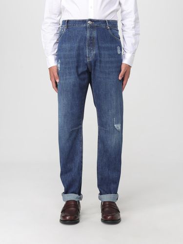 Jeans Men color Denim - Brunello Cucinelli - Modalova