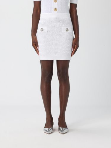 Skirt BALMAIN Woman color White - Balmain - Modalova