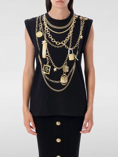 T-Shirt BALMAIN Woman color Black - Balmain - Modalova