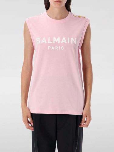 T-Shirt BALMAIN Woman color Pink - Balmain - Modalova