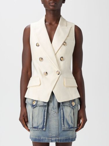 Waistcoat BALMAIN Woman color White - Balmain - Modalova