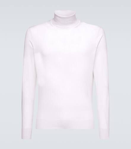 Cashseta cashmere and silk turtleneck top - Zegna - Modalova