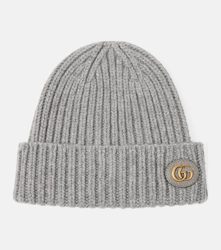 Double G wool and cashmere beanie - Gucci - Modalova