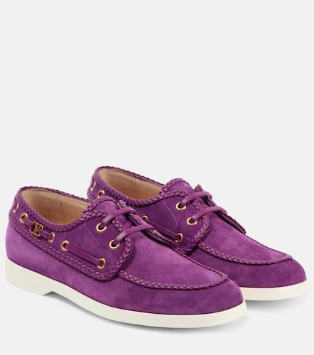 Palm Avenue suede boat shoes - Valentino Garavani - Modalova